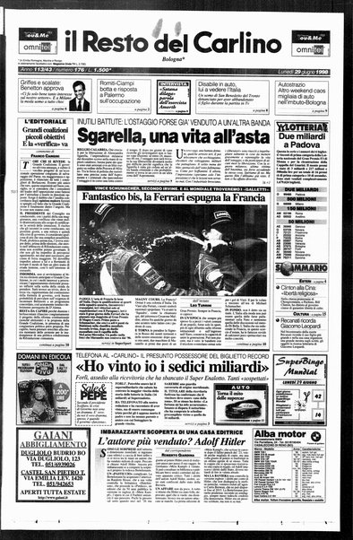 Il Resto del Carlino : giornale dell'Emilia